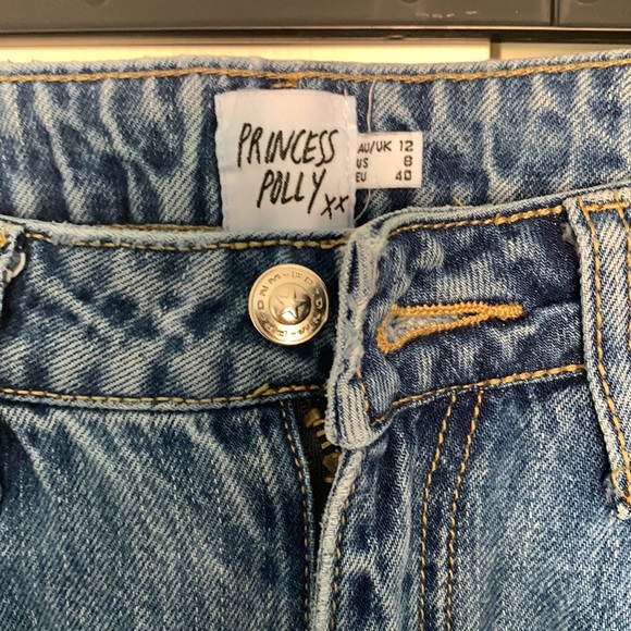 Princess Polly High Waisted Boyfriend Jeans - Picture 2 of 6